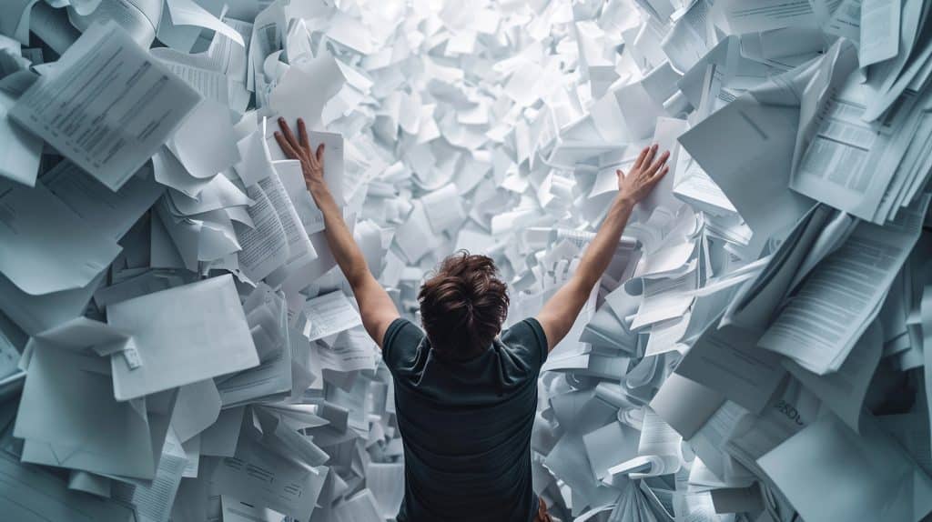 Don't get lost in a pile of paperwork once tax season is over.